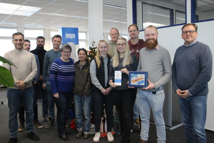 „Wertvolle Arbeit“: Beschäftigte der Inapa GmbH in Ronnenberg spenden für die Frühförderung