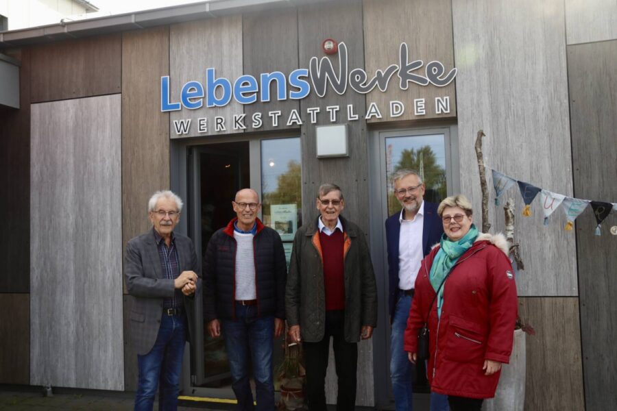 Stiftungsvorstand besucht Werkstattladen LebensWerke: „Gesellschaftliche Teilhabe stärken“